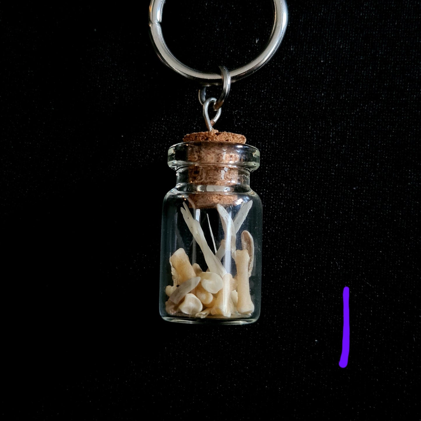 Real Bone Vial Pendant: Handmade Chainmail Necklace, Gothic Pagan Jewelry