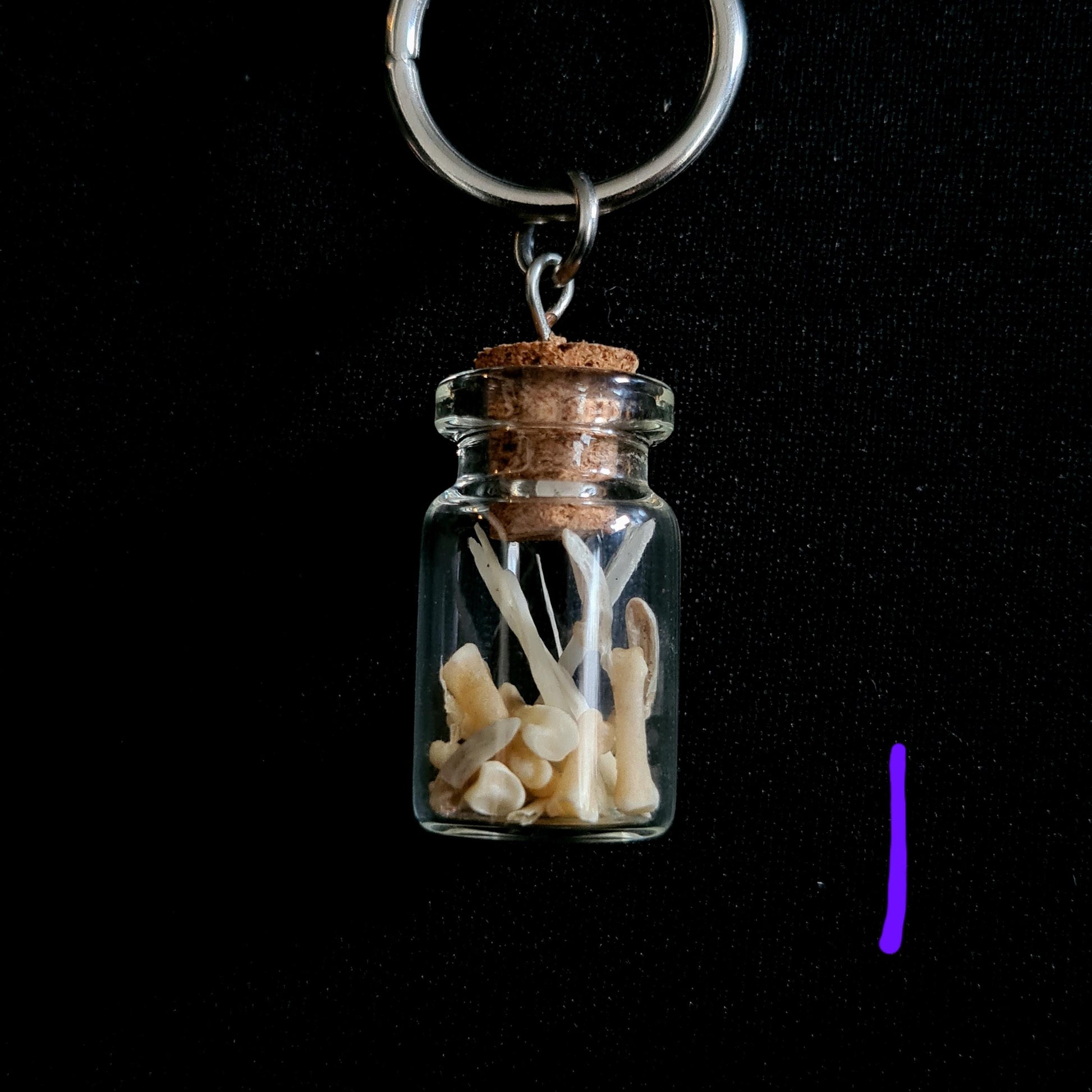 Real Bone Vial Pendant: Handmade Chainmail Necklace, Gothic Pagan Jewelry