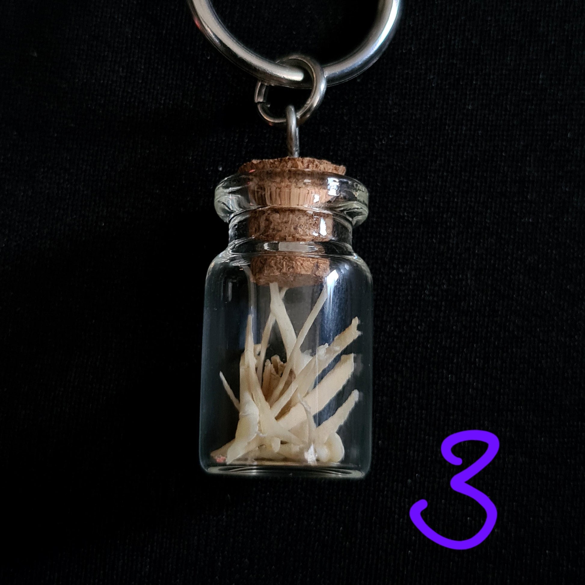 Real Bone Vial Pendant: Handmade Chainmail Necklace, Gothic Pagan Jewelry